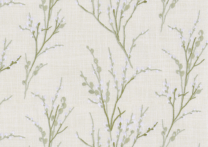 Laura Ashley Pussy Willow Embroidery, Hedgerow - Twist&Fit Roman Blind - Image 8